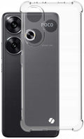 Διάφανη Θήκη Σιλικόνης - Xiaomi Poco F6 - Spacecase Anti-Shock - 1mm - Clear (5905719110222)