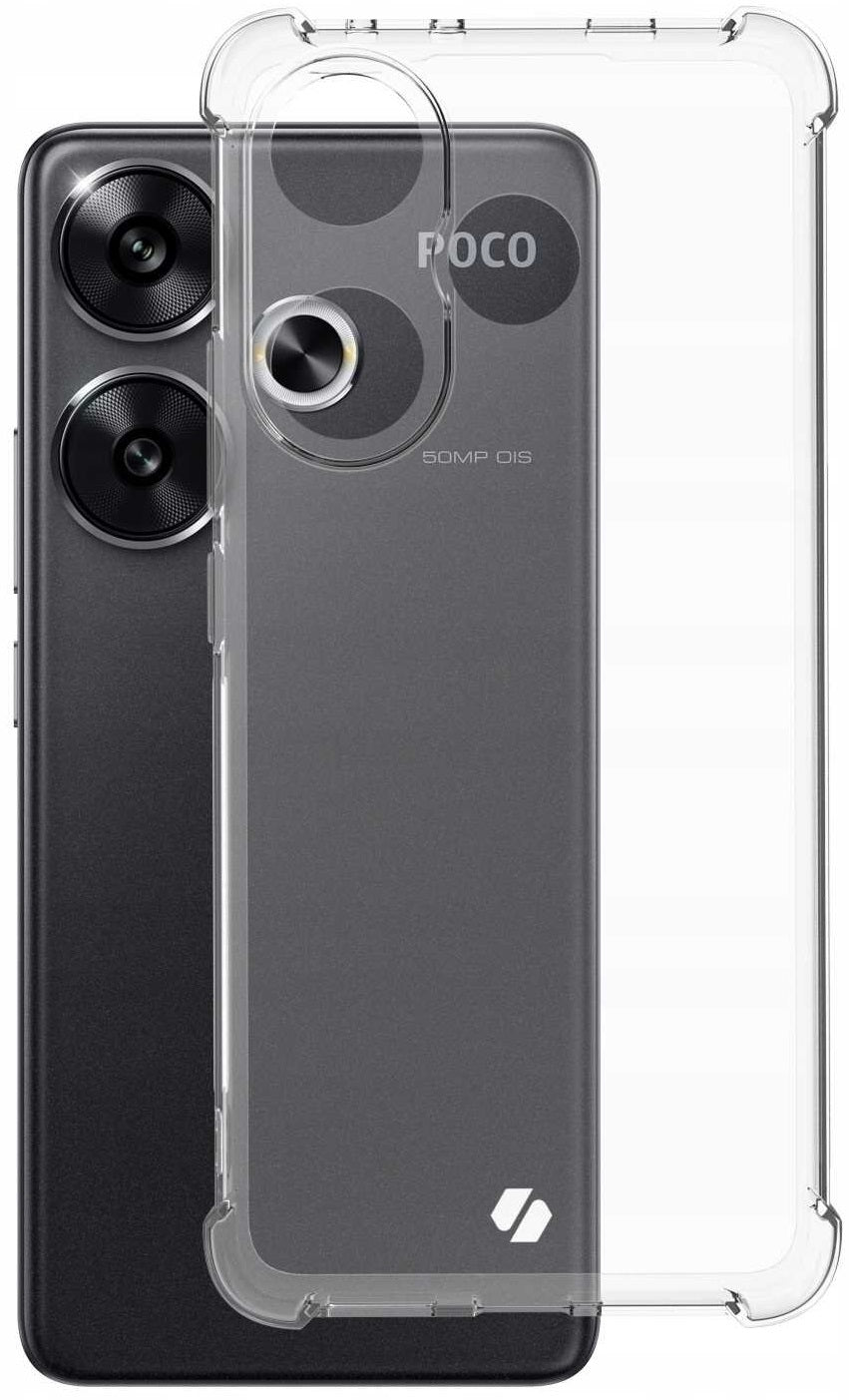 Διάφανη Θήκη Σιλικόνης - Xiaomi Poco F6 - Spacecase Anti-Shock - 1mm - Clear (5905719110222)