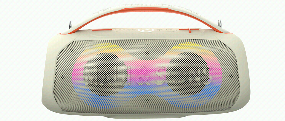 Egoboo X Maui and Sons BT Led Speaker Vibes - Ασύρματο Φορητό Ηχείο Bluetooth με Φωτισμό LED - Sand (MUH65SND)