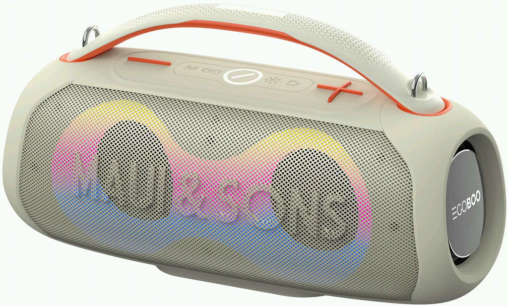 Egoboo X Maui and Sons BT Led Speaker Vibes - Ασύρματο Φορητό Ηχείο Bluetooth με Φωτισμό LED - Sand (MUH65SND)