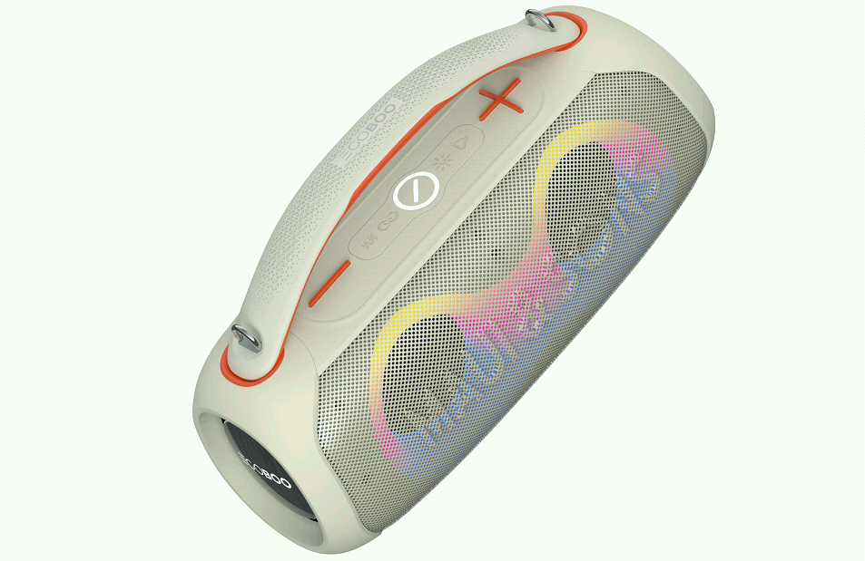 Egoboo X Maui and Sons BT Led Speaker Vibes - Ασύρματο Φορητό Ηχείο Bluetooth με Φωτισμό LED - Sand (MUH65SND)