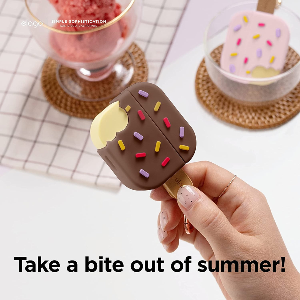 Elago AirPods Ice Cream Case - Θήκη Σιλικόνης για AirPods 3rd Gen - Dark Brown (EAP3-ICE-DBR)