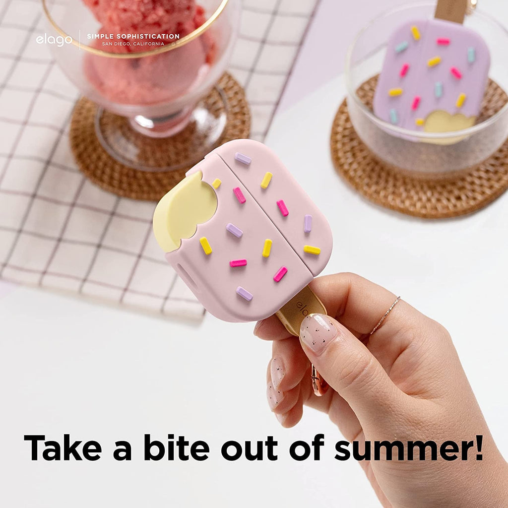 Elago AirPods Ice Cream Case - Θήκη Σιλικόνης για AirPods 3rd Gen - Lovely Pink (EAP3-ICE-LPK)