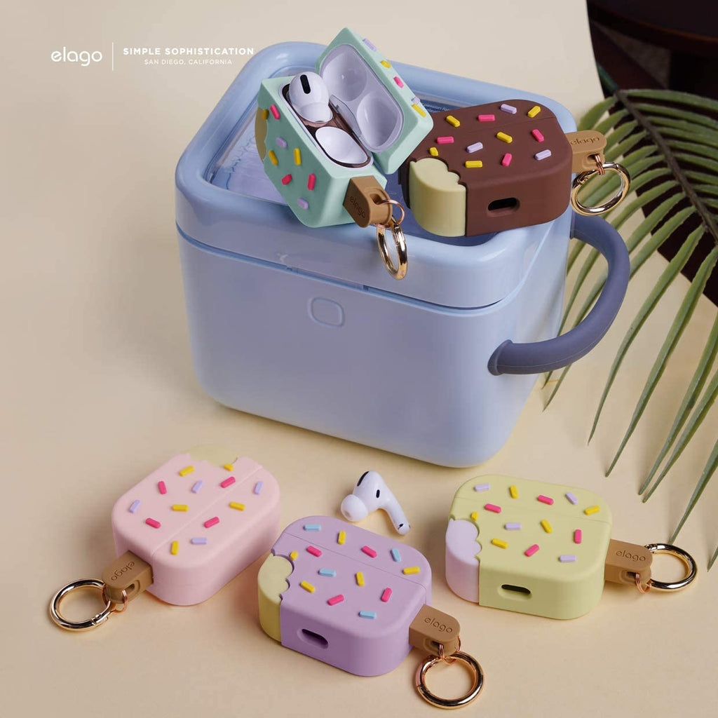 Elago AirPods Ice Cream Case - Θήκη Σιλικόνης για AirPods Pro 1st Gen - Yellow (EAPP-ICE-YE)