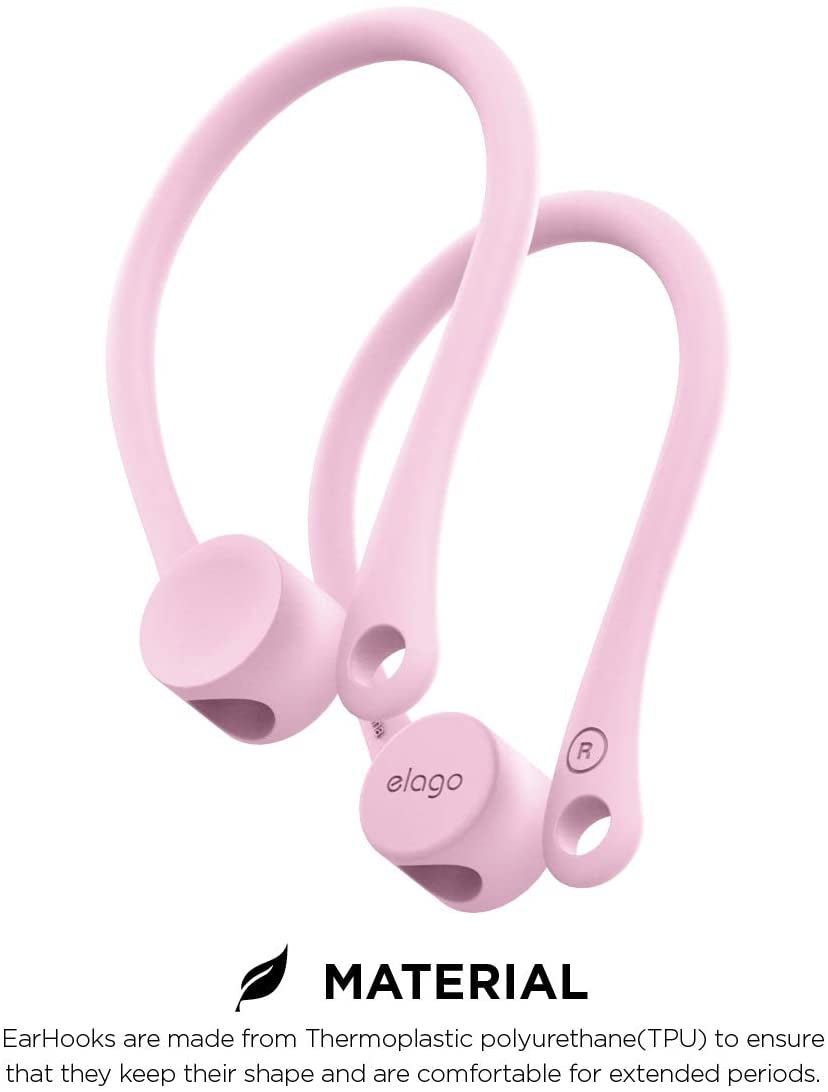 Elago AirPods 2nd / 1st Gen. Earhooks - Lovely Pink (EAP-HOOKS-LPK)