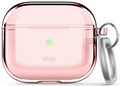 Elago AirPods 3 Clear TPU Hang Case - Ημιδιάφανη Θήκη για AirPods 3rd Gen - Lovely Pink (EAP3CL-HANG-LPK)