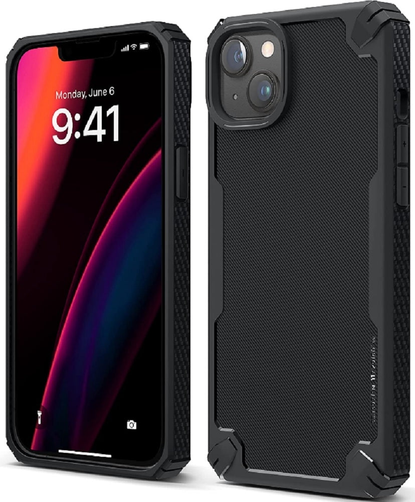 Elago Armor Case - Ανθεκτική Θήκη Σιλικόνης Apple iPhone 14 Plus - Black (ES14AM67-BK)