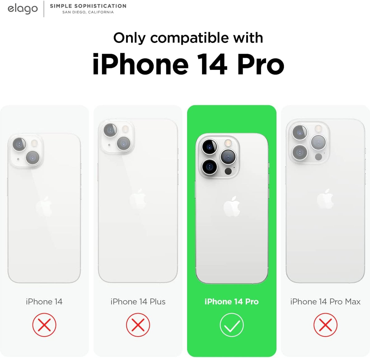 Elago Armor Case - Ανθεκτική Θήκη Σιλικόνης Apple iPhone 14 Pro - Jean Indigo (ES14AM61PRO-JIN)