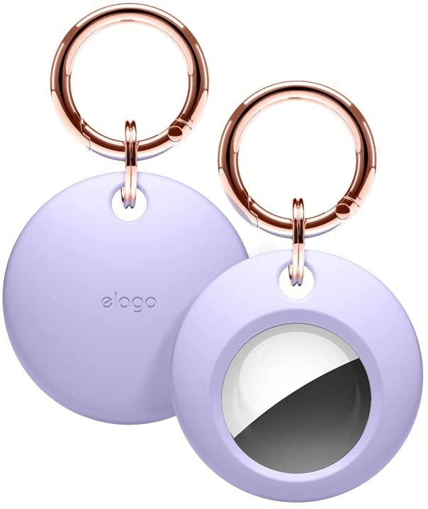 Elago Basic Case - Θήκη / Μπρελόκ Premium Σιλικόνης Apple AirTag 2 / 1 - Lavender (EATSC-BA-LV)