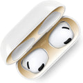 Elago Dust Guard - Προστατευτικό Μεταλλικό Αυτοκόλλητο Sticker για Θήκη AirPods 3rd Gen - Gold - 2 Τεμάχια (EAP3-GUARD-GD-2EA