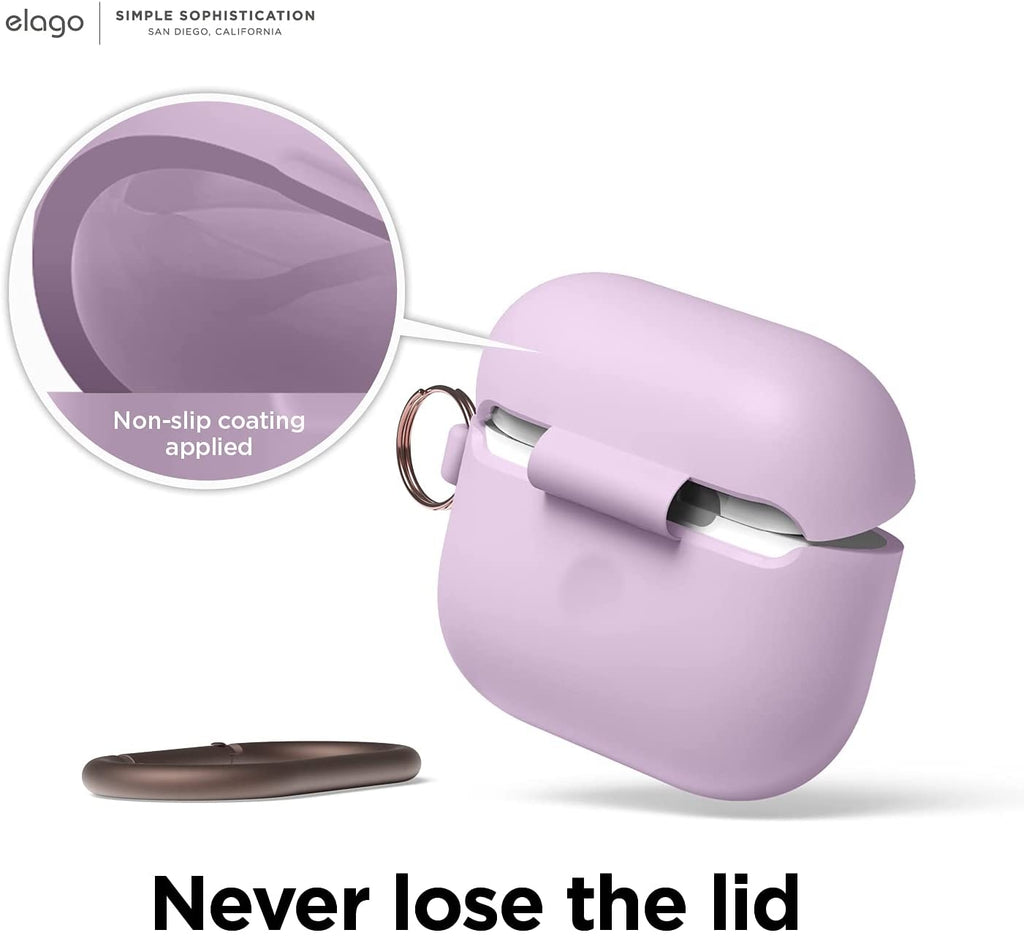 Elago Hang Case - Θήκη Σιλικόνης για AirPods 3rd Gen - Lavanda (EAP3HG-HANG-LV)