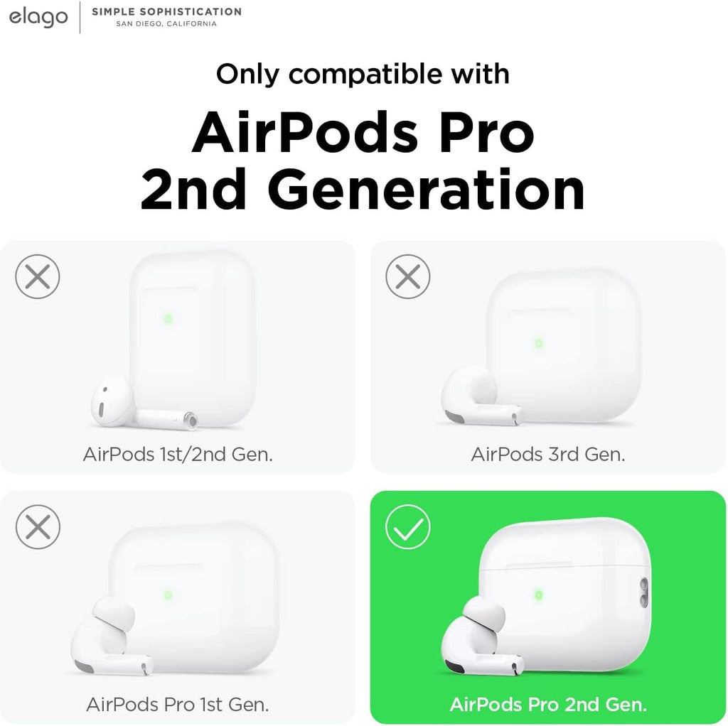 Elago Hang Case - Θήκη Σιλικόνης για Apple AirPods Pro 2nd Gen - Deep Purple (EAPP2CL-HANG-DPU)