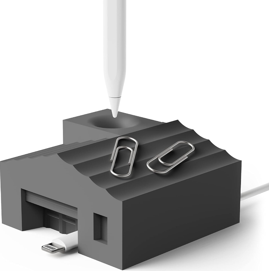 Elago Home Stand - Βάση Premium Σιλικόνης για Apple Pencil / Γραφίδα - Dark Grey (EST-APEN-HOME-DGY)