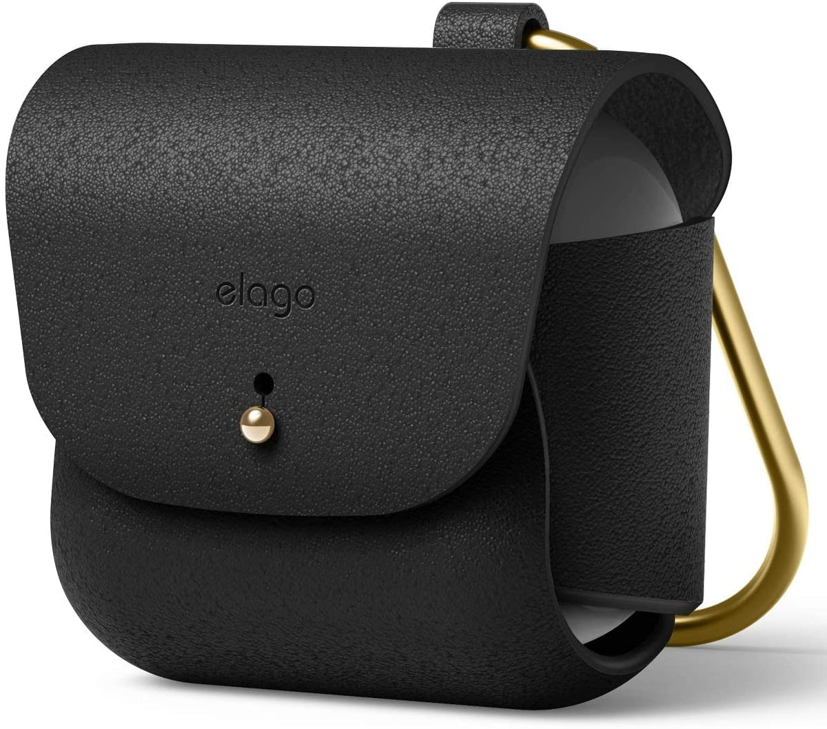 Elago Leather Case - Δερμάτινη Θήκη για AirPods 3rd Gen - Black (EAP3LE-BK)