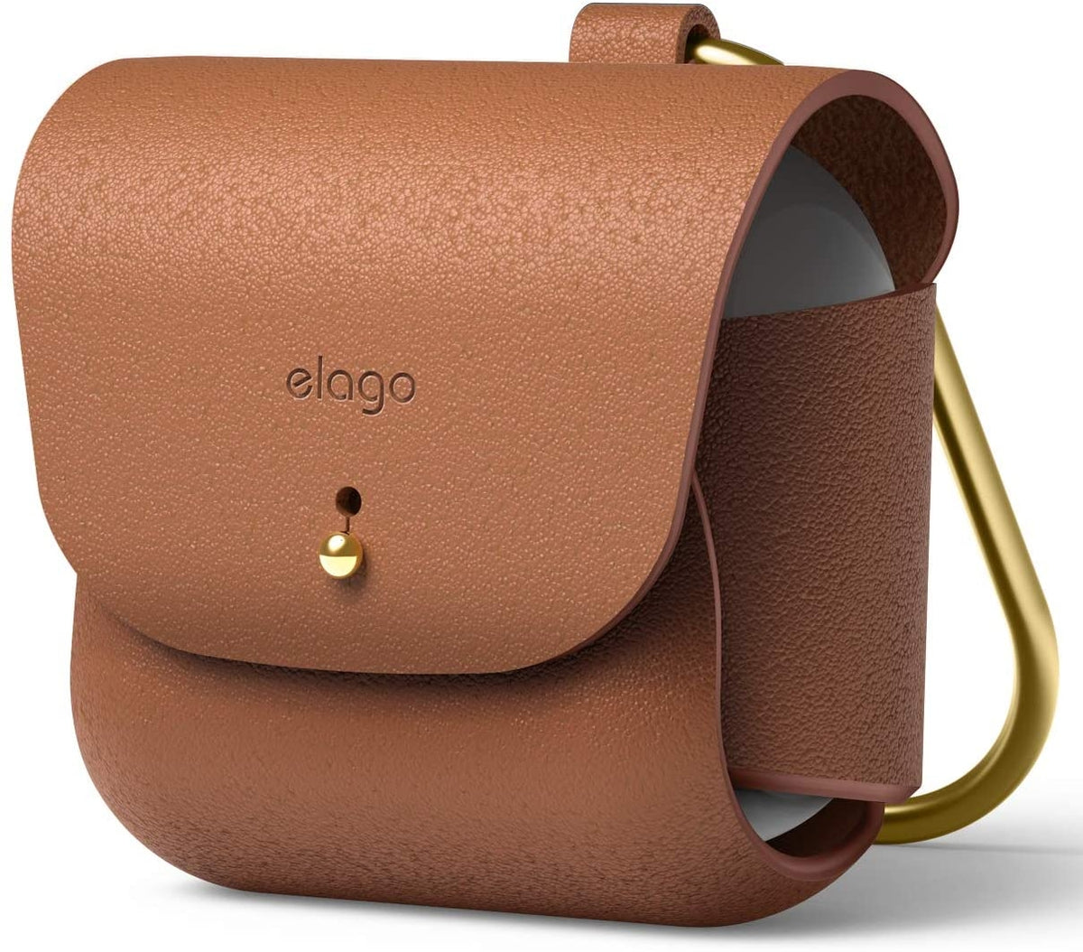 Elago Leather Case - Δερμάτινη Θήκη για AirPods 3rd Gen - Brown (EAP3LE-BR)