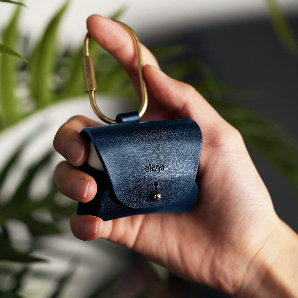 Elago Leather Case - Δερμάτινη Θήκη για AirPods Pro 1st Gen - Jean Indigo (EAPPLE-JIN)