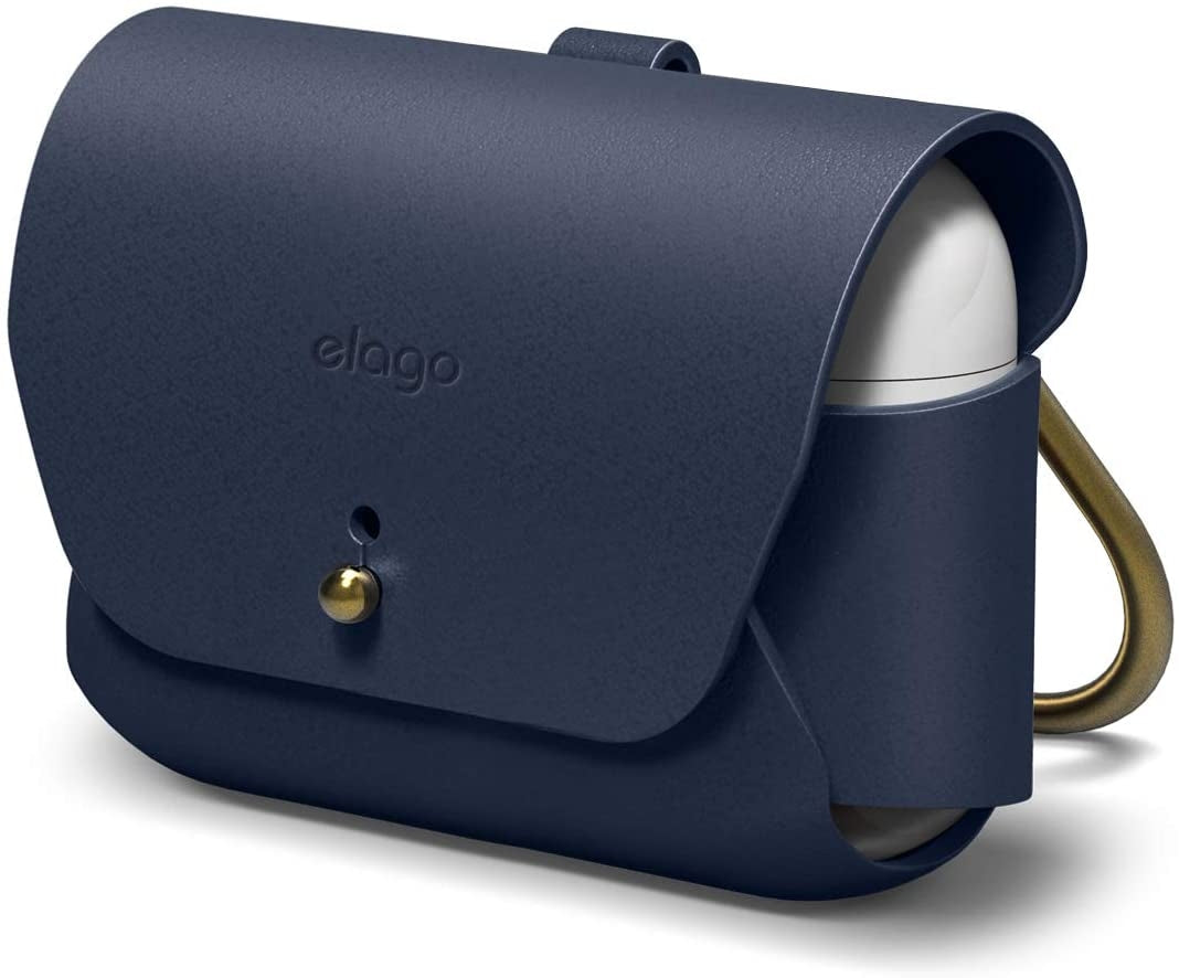 Elago Leather Case - Δερμάτινη Θήκη για AirPods Pro 1st Gen - Jean Indigo (EAPPLE-JIN)