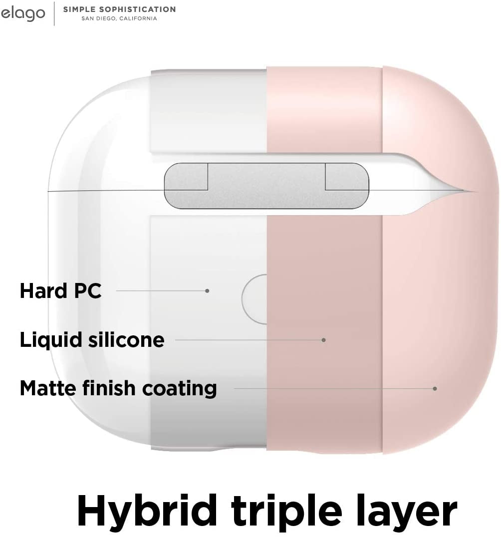 Elago Liquid Hybrid Hang Case - Θήκη για AirPods 3rd Gen - Lovely Pink (EAP3RH-HANG-LPK)