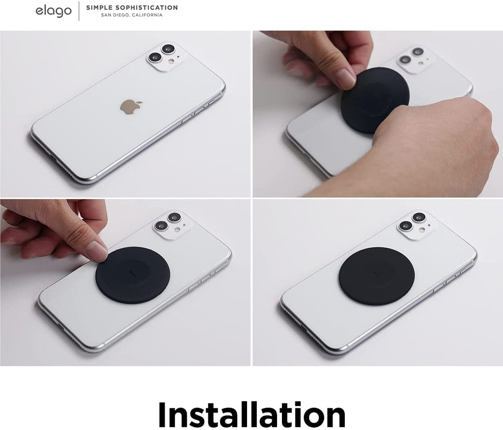 Elago MagSafe Guide for Smartphones - Αυτοκόλλητο MagSafe για Συσκευές με Ασύρματη Φόρτιση - Sand Pink (EMSGUIDE-SPK)