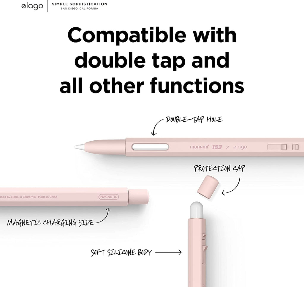 Elago Monami X - Θήκη Premium Σιλικόνης Apple Pencil 2nd Gen - Peony (EAPEN2-SC-MNM-PEONY)