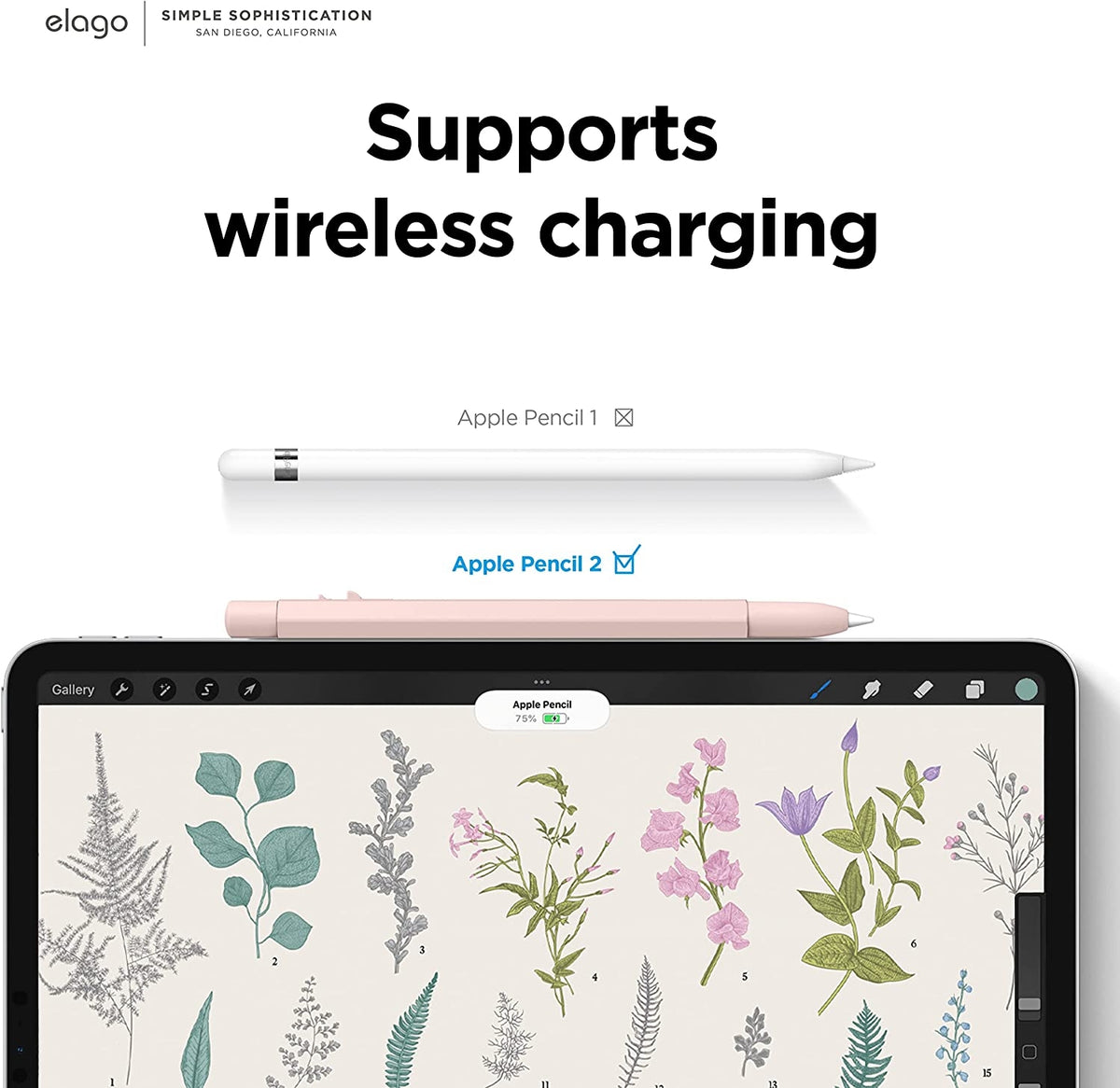 Elago Monami X - Θήκη Premium Σιλικόνης Apple Pencil 2nd Gen - Peony (EAPEN2-SC-MNM-PEONY)