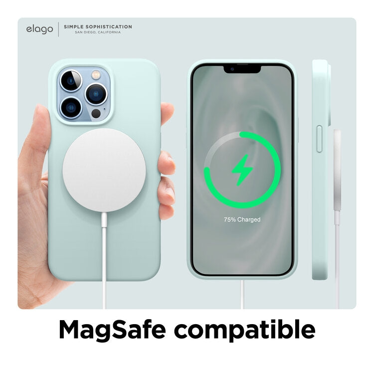Elago Premium Θήκη Σιλικόνης Apple iPhone 13 Pro - Mint (ES13SC61PRO-MT)