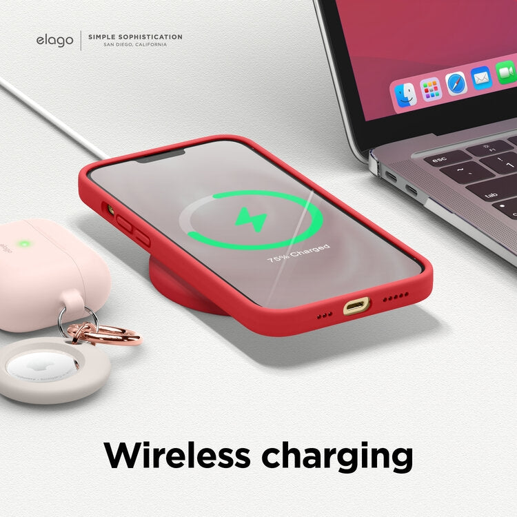 Elago Premium Θήκη Σιλικόνης Apple iPhone 13 Pro - Red (ES13SC61PRO-RD)
