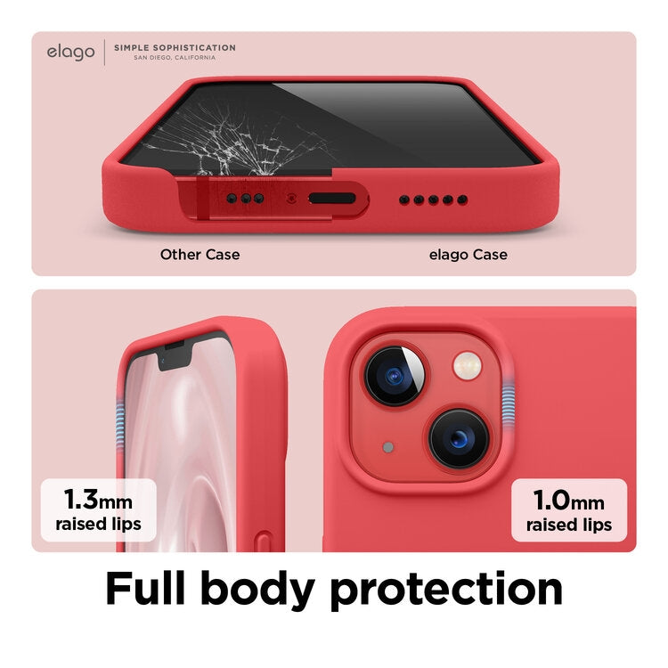 Elago Premium Θήκη Σιλικόνης Apple iPhone 13 - Red (ES13SC61-RD)