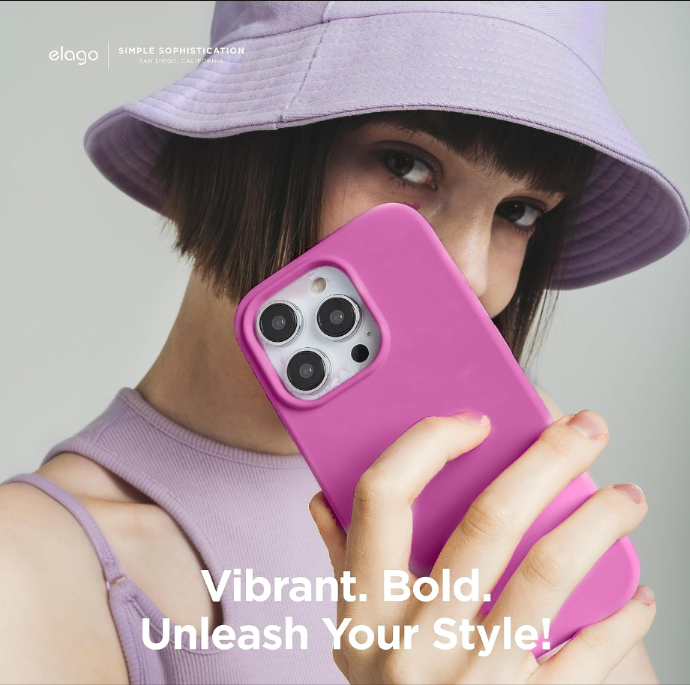 Elago Silicone Case - Premium Θήκη Σιλικόνης Apple iPhone 15 Pro - Hot Pink (ES15SC61PRO-HPK)