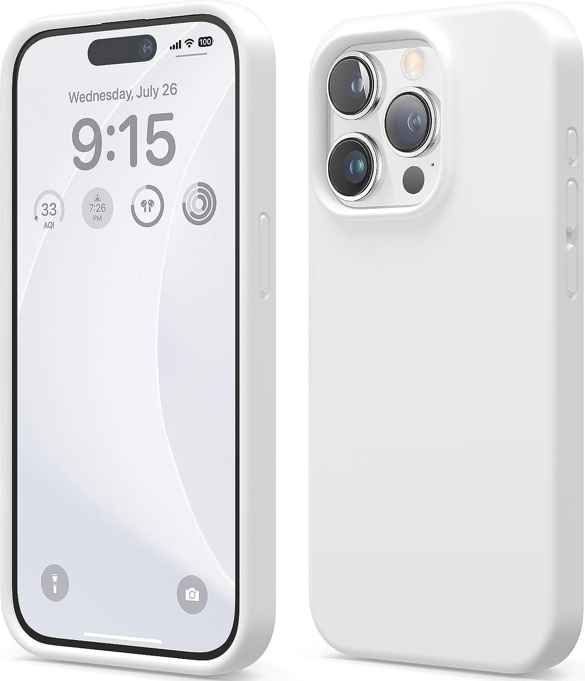 Elago Silicone Case - Premium Θήκη Σιλικόνης Apple iPhone 15 Pro - White (ES15SC61PRO-WH)