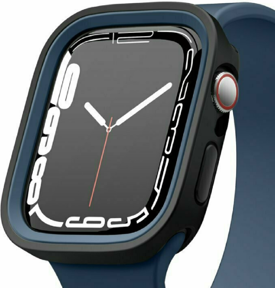 Elago Θήκη Duo Case Apple Watch SE/9/8/7/6/5/4 (41/40mm) - Black / Jean Indigo (EAW41DUO-BKJIN)