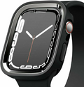 Elago Θήκη Duo Case Apple Watch SE/9/8/7/6/5/4 (41/40mm) - Black / Metallic Dark Gray (EAW41DUO-BKMDGY)