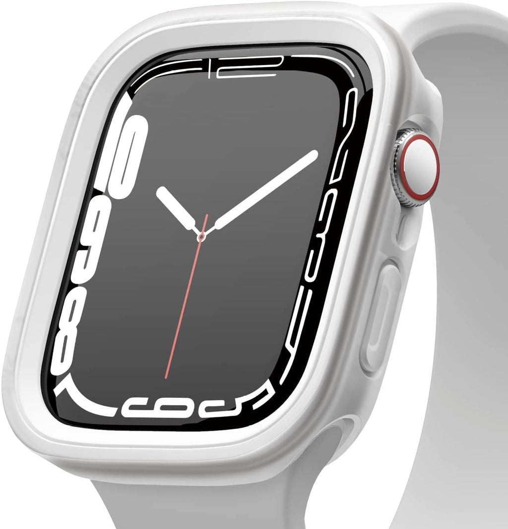 Elago Θήκη Duo Case Apple Watch SE/9/8/7/6/5/4 (41/40mm) - Transparent / White (EAW41DUO-TRWH)