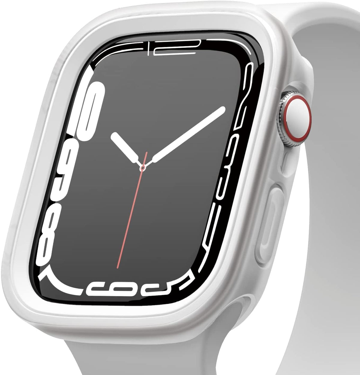 Elago Θήκη Duo Case Apple Watch SE/9/8/7/6/5/4 (41/40mm) - Transparent / White (EAW41DUO-TRWH)