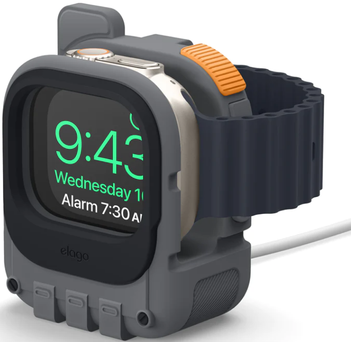 Elago W10 Stand Ultra Apple Watch Charging Station - Βάση Σιλικόνης για Φορτιστή Apple Watch Ultra2/Ultra1/SE/9/8/7/6/5/4/3/2