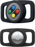 Elago W5 Pet Collar Case - Θήκη Premium Σιλικόνης Apple AirTag 2 / 1 για Κολάρο Κατοικιδίων - Black (EAT-W5-PET-BK)
