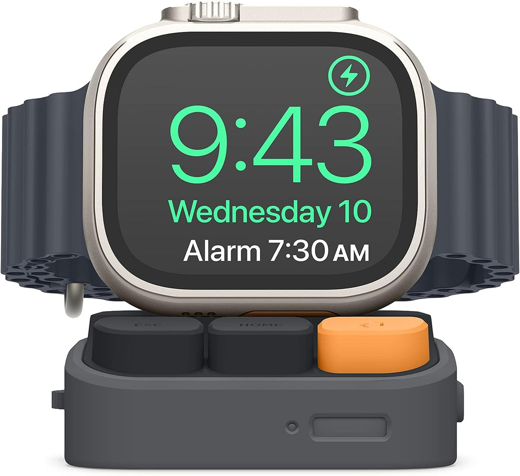 Elago W9 Stand Ultra Apple Watch Charging Station - Βάση Σιλικόνης για Φορτιστή Apple Watch Ultra2/Ultra1/SE/10/9/8/7/6/5/4/3