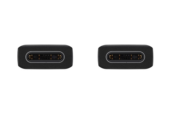 Samsung Official Καλώδιο Φόρτισης και Μεταφοράς Δεδομένων Type - C σε Type - C - 100cm - 3A - Black (EP-DA705BBEGWW)