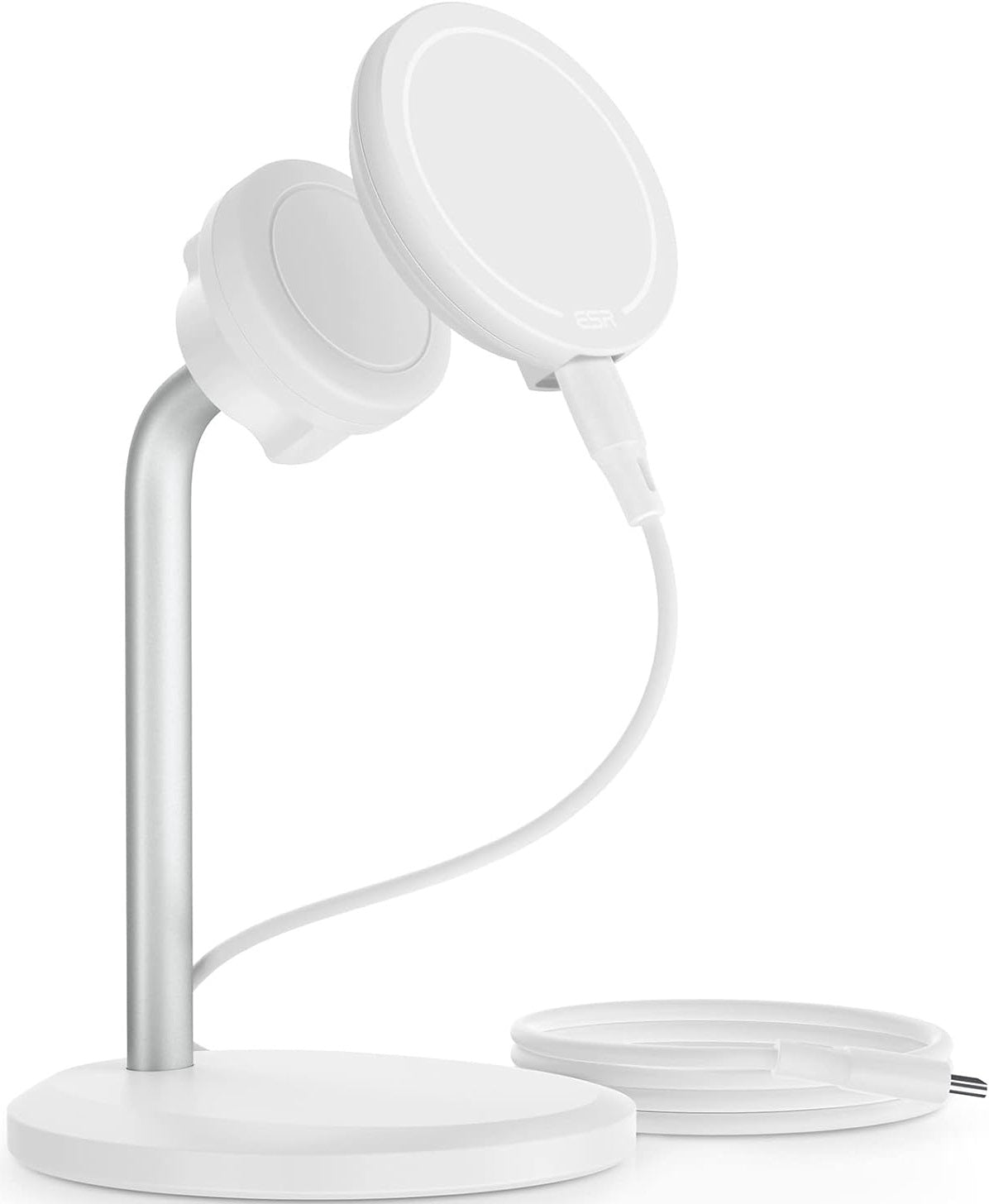 ESR HaloLock Shift Wireless Charger - Μαγνητική Βάση Ασύρματης Φόρτισης MagSafe με Αποσπώμενο Ασύρματο Φορτιστή MagSafe - 15W