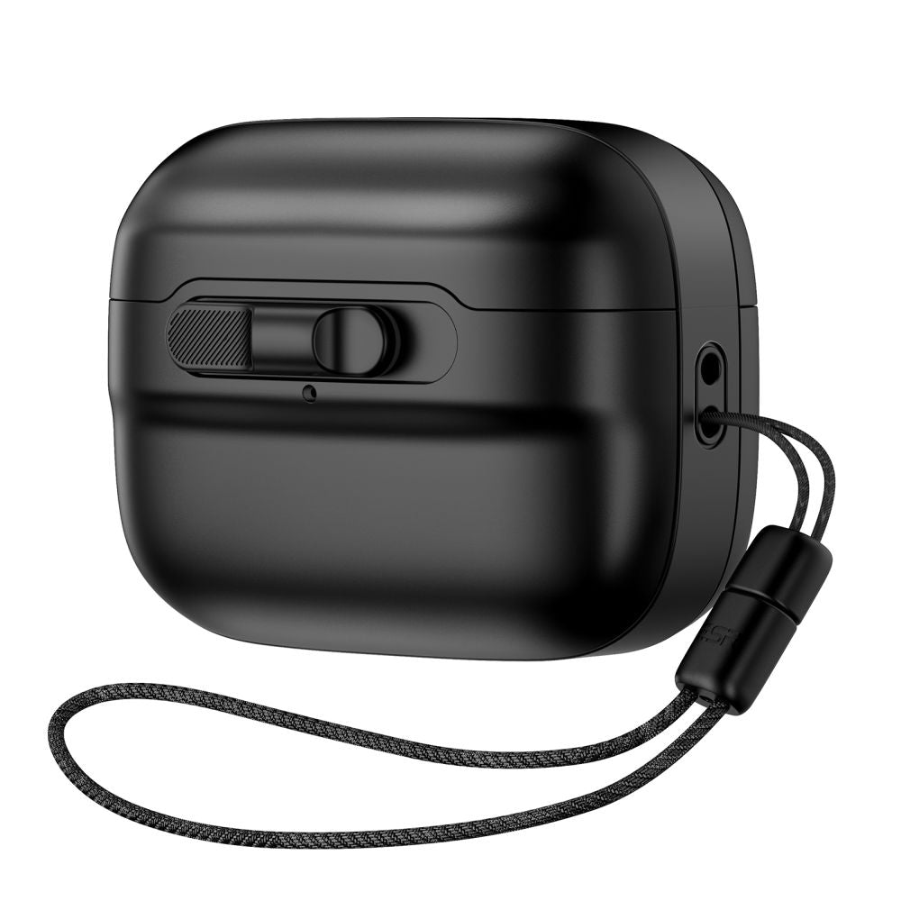 ESR Pulse Magnetic Lock Case HaloLock - MagSafe Θήκη Apple AirPods Pro 2nd Gen / 1st Gen με Λουράκι Χειρός - Black (489424017