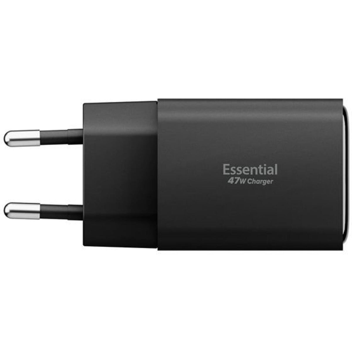 Spigen EE473EU Essential GaN Pro Φορτιστής 47W USB-A + 2x USB-C - Black