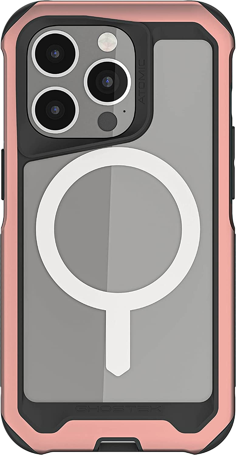 Ghostek Atomic Slim 4 - Ανθεκτική Θήκη MagSafe Apple iPhone 14 Pro - Pink (GHOCAS3089)