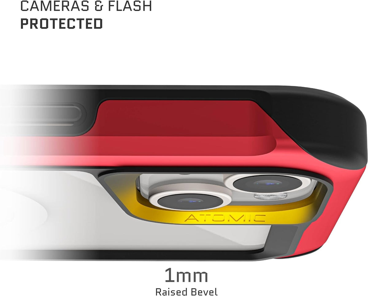 Ghostek Atomic Slim 4 - Ανθεκτική Θήκη MagSafe - Apple iPhone 15 Plus - Red (GHOCAS3509)
