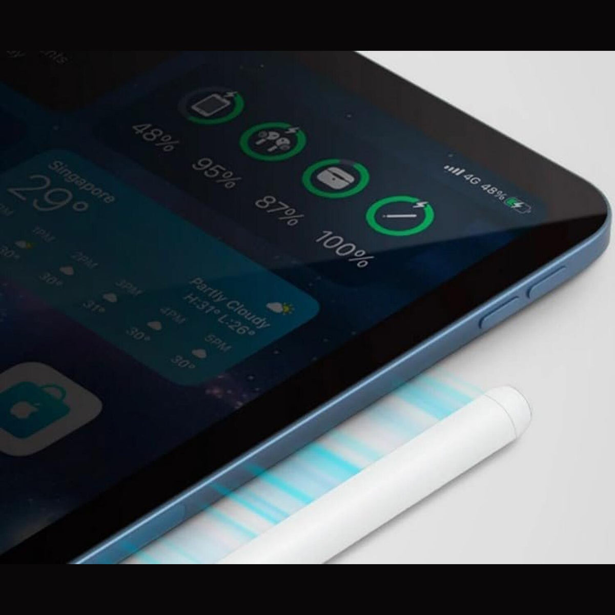 Γραφίδα Uniq Pixo Lite 2.0 Μαγνητική Ψηφιακή Αφής με Palm Rejection για iPad - White (UNIQ-PIXOLITE2-WHITE)