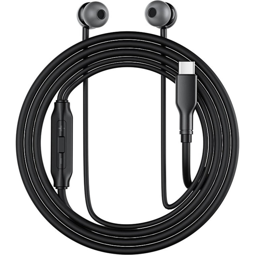 Handsfree Ακουστικά Acefast L8 Wired Earphones with Mic Ενσύρματα με Type-C - Black (6974316284949)