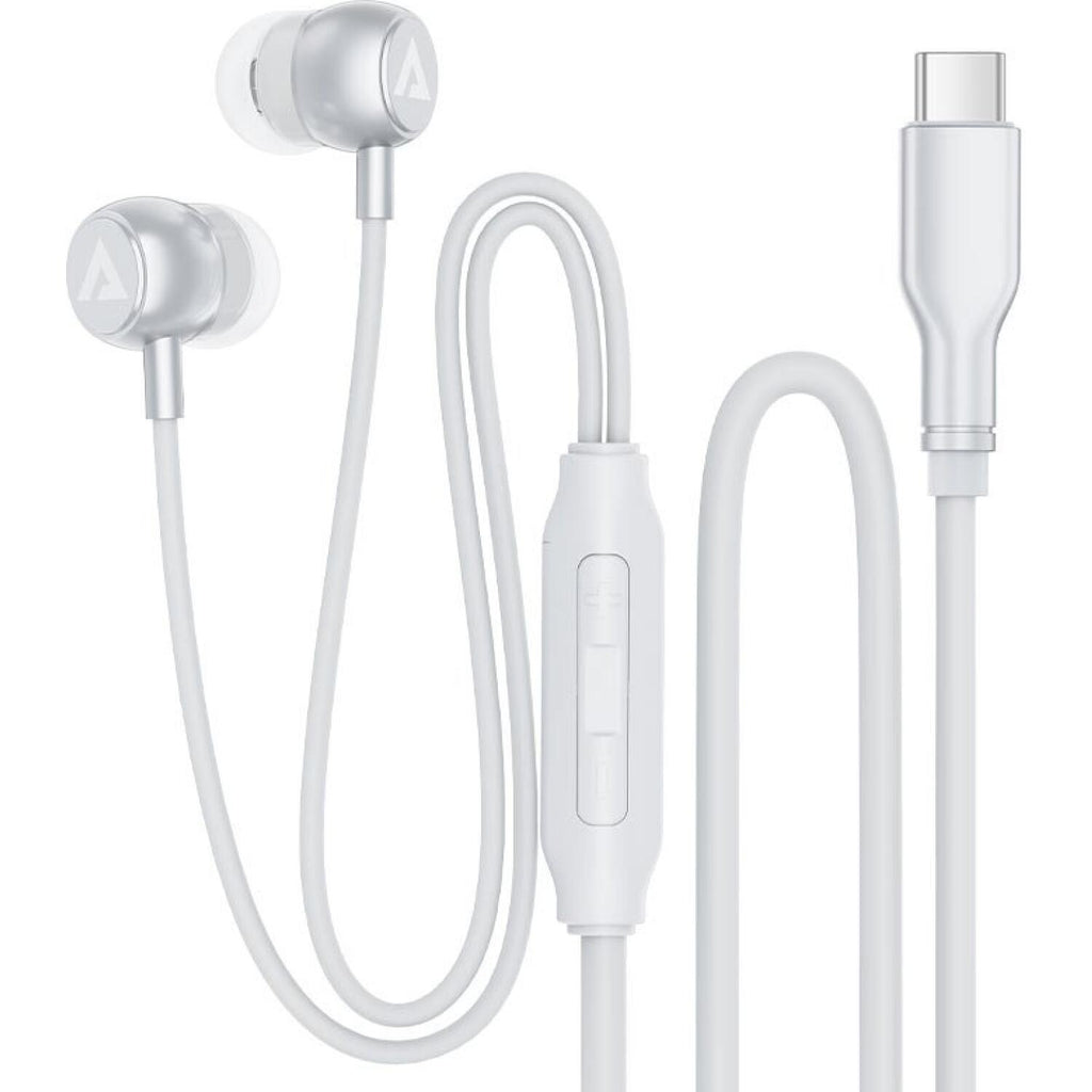Handsfree Ακουστικά Acefast L8 Wired Earphones with Mic Ενσύρματα με Type-C - Gray (6974316284956)