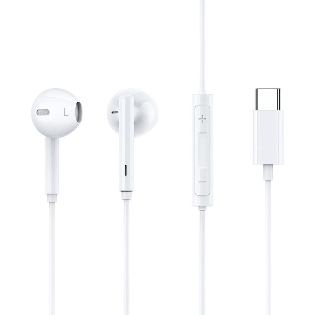Handsfree Ακουστικά Mcdodo Earplug Type-C Digital Earphone Ενσύρματα με Type-C & DAC Chip - White (HP-7500)