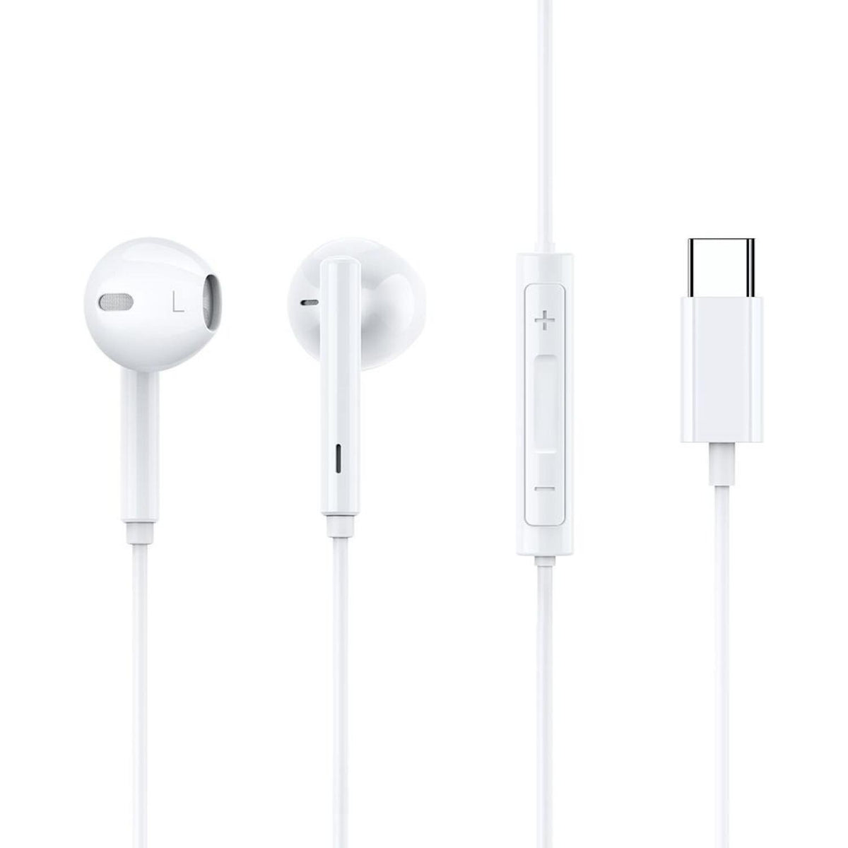 Handsfree Ακουστικά Mcdodo Earplug Type-C Digital Earphone Ενσύρματα με Type-C & DAC Chip - White (HP-7500)