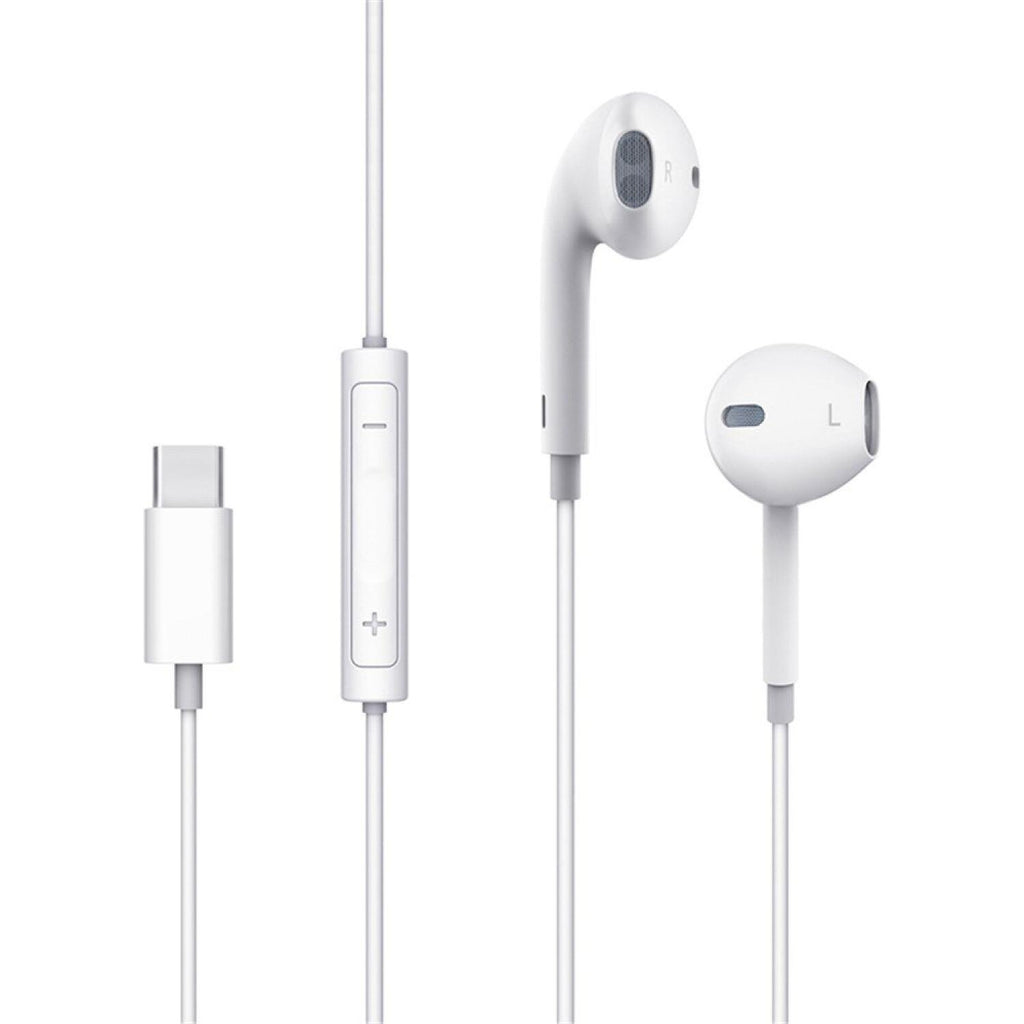 Handsfree Ακουστικά Mcdodo Element Series Earplug Type-C Earphone Ενσύρματα με Type-C & DAC Chip - White (HP-6071)