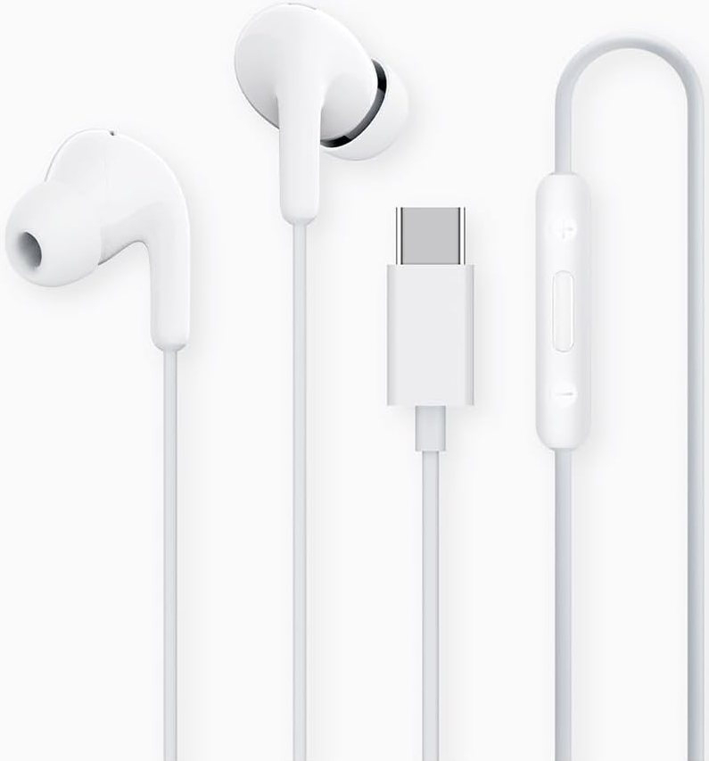 Handsfree Ακουστικά Official Xiaomi Type-C Earphones Ενσύρματα με Type-C - White (BHR8931GL)